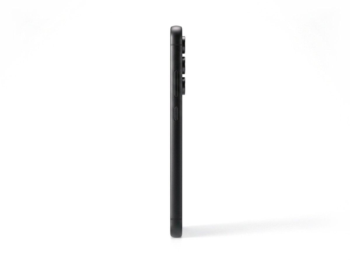 Samsung Galaxy A56 5G in Graphite, side profile